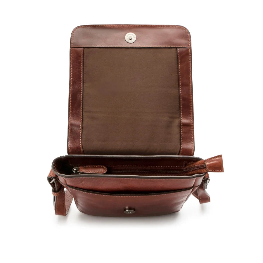 Lefel Martina Cowhide Flap Sling Bag