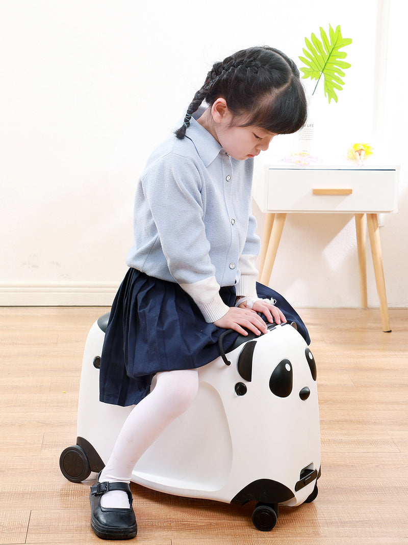 Evolution Panda Kids Ride-On Trolley Suitcase