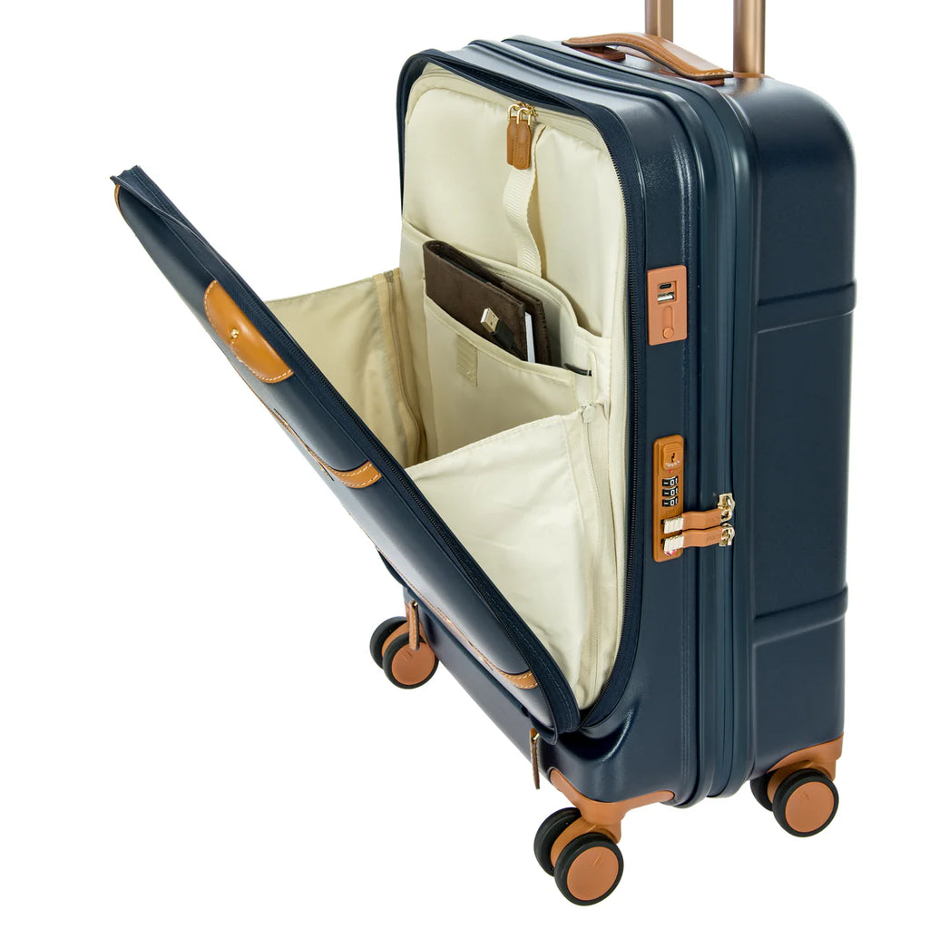 BRIC'S Business Cabin Trolley with Device Compartment and USB Plug-in Bellagio