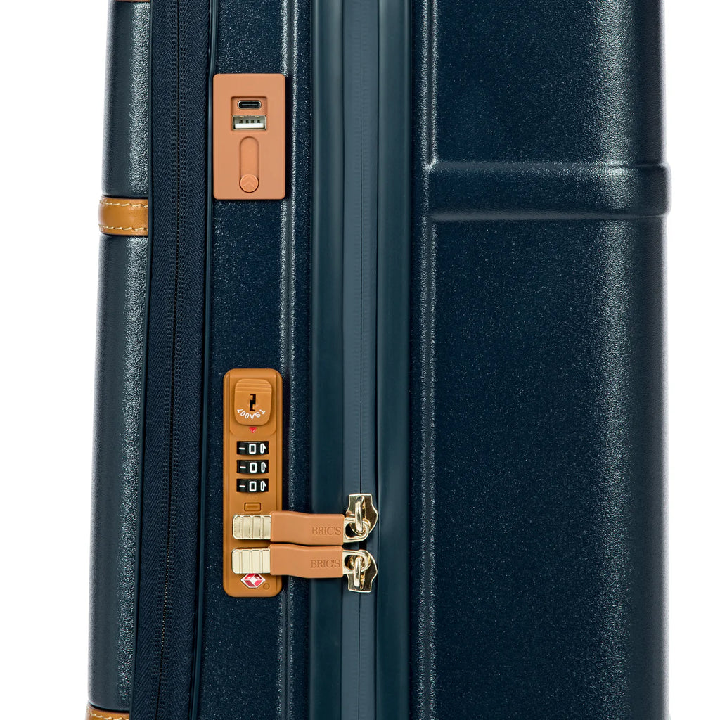 BRIC'S Business Cabin Trolley with Device Compartment and USB Plug-in Bellagio