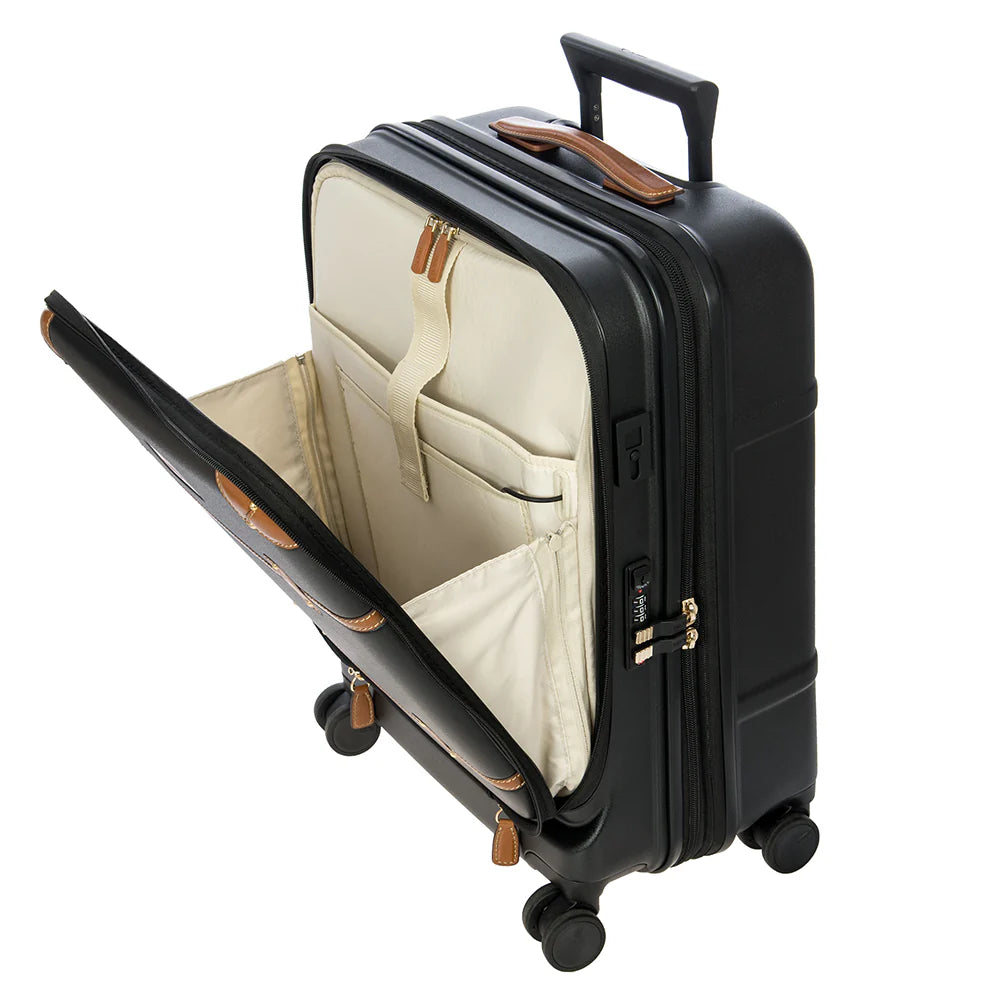 BRIC'S Business Cabin Trolley with Device Compartment and USB Plug-in Bellagio