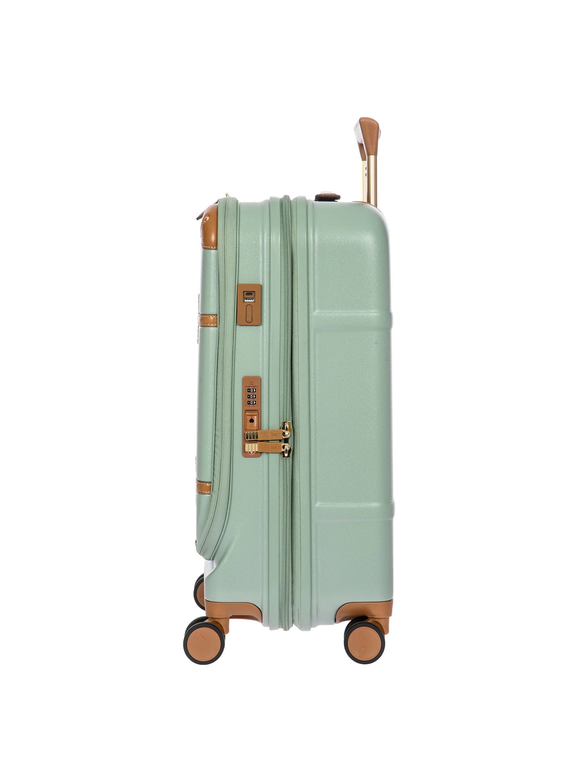 BRIC'S Business Cabin Trolley with Device Compartment and USB Plug-in Bellagio