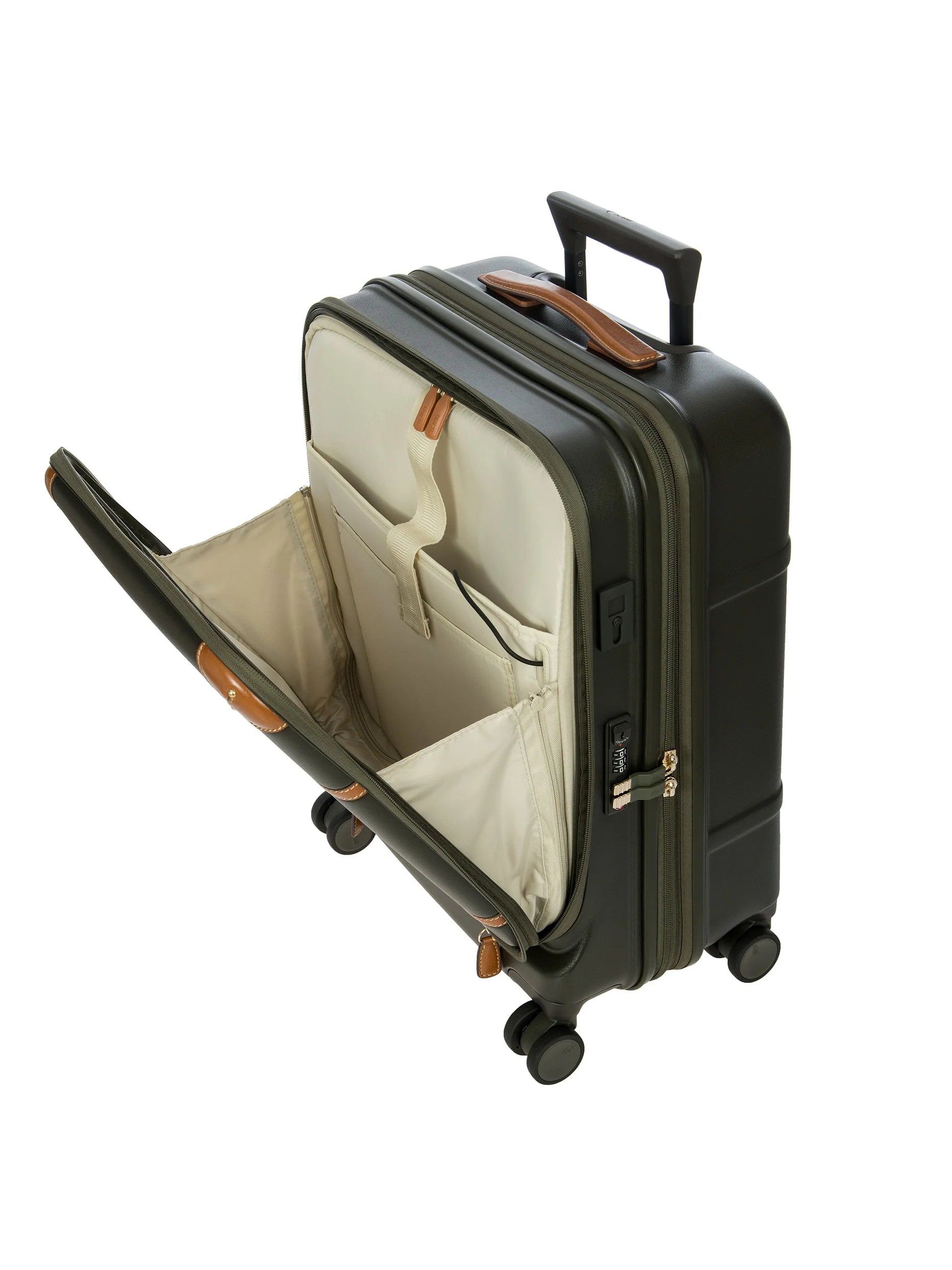 BRIC'S Business Cabin Trolley with Device Compartment and USB Plug-in Bellagio