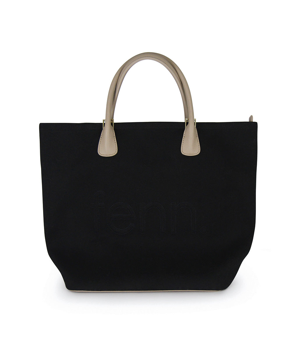 Fenn Canvas Tote with Gold Zip