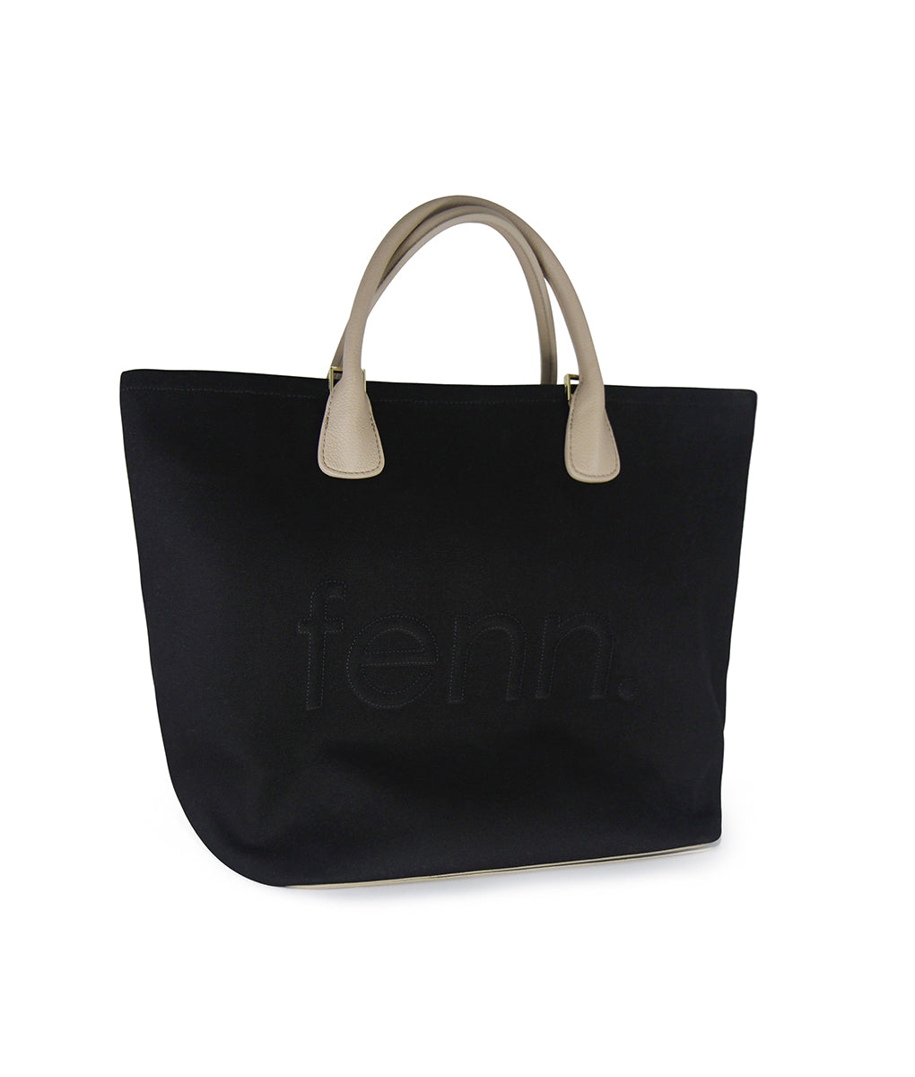 Fenn Canvas Tote with Gold Zip