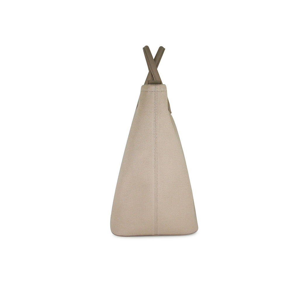 Fenn Canvas Tote with Gold Zip