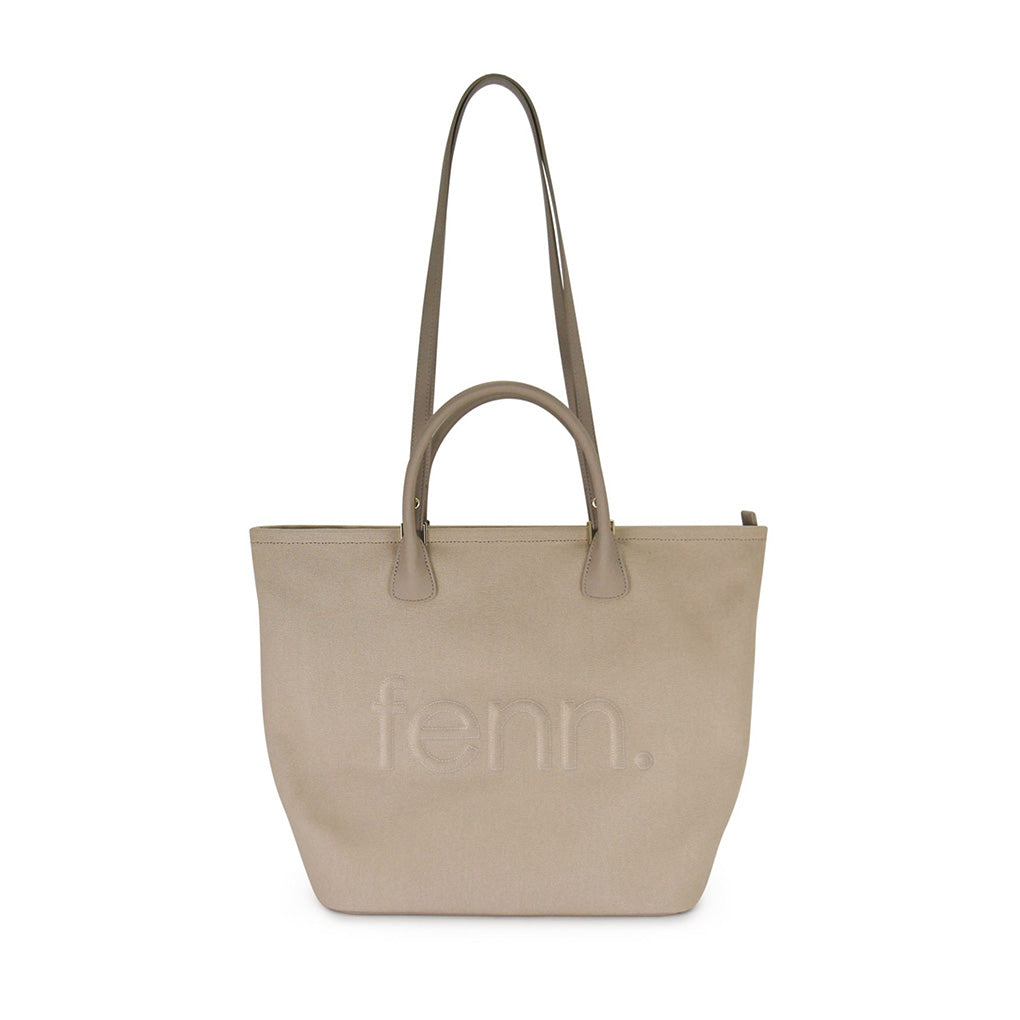 Fenn Canvas Tote with Gold Zip