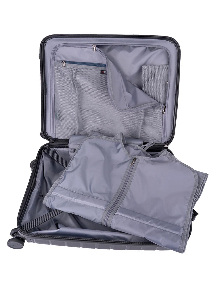 Cellini Microlite Soft Front Opener Trolley Carry On Business Case