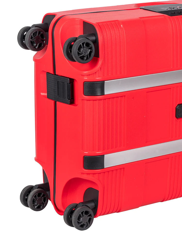 Cellini Safetech Zipperless Lock 4 Wheel Carry On Trolley