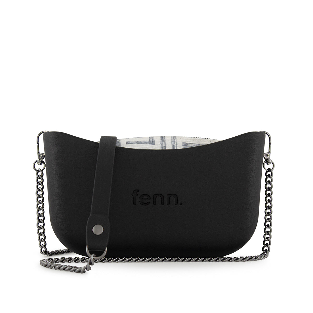 Fenn Classic Collection -Black-Pattern Gun Metal Chain