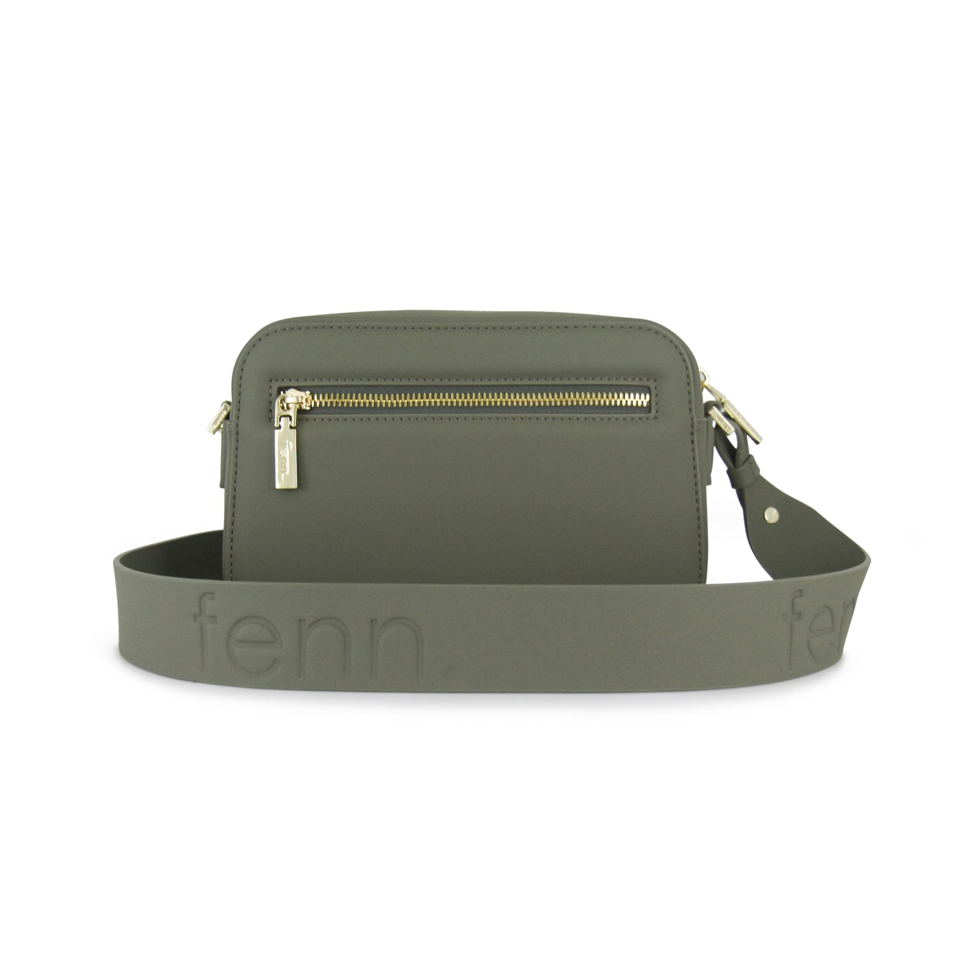Fenn Crossbody Gold Zip