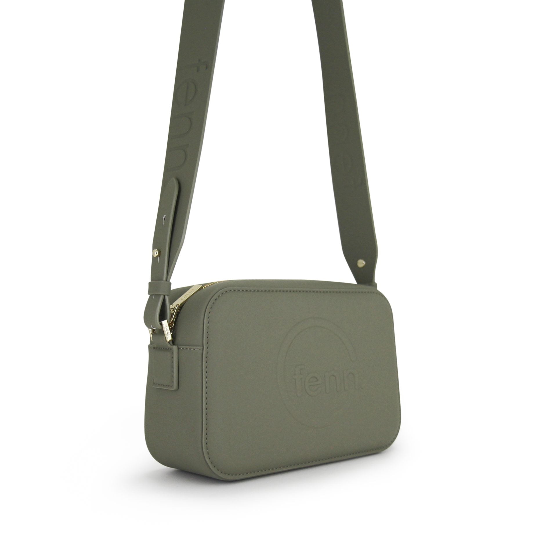 Fenn Crossbody Gold Zip