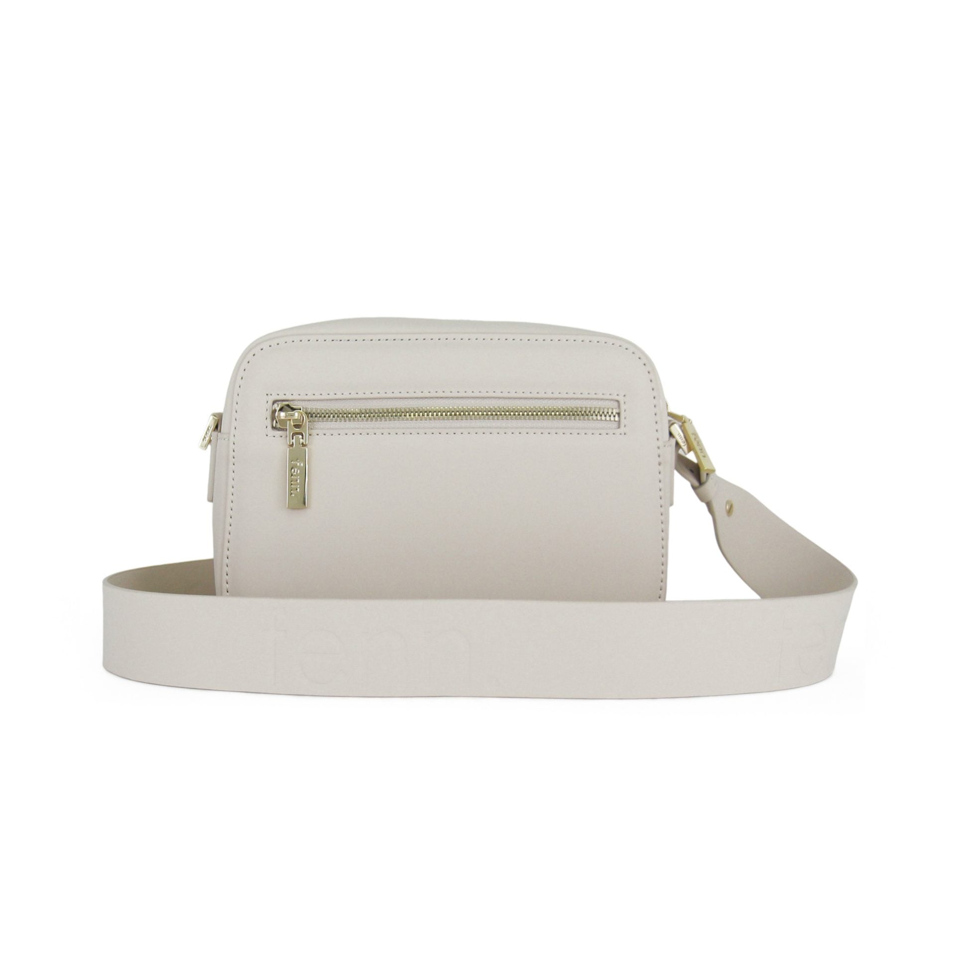 Fenn Crossbody Gold Zip