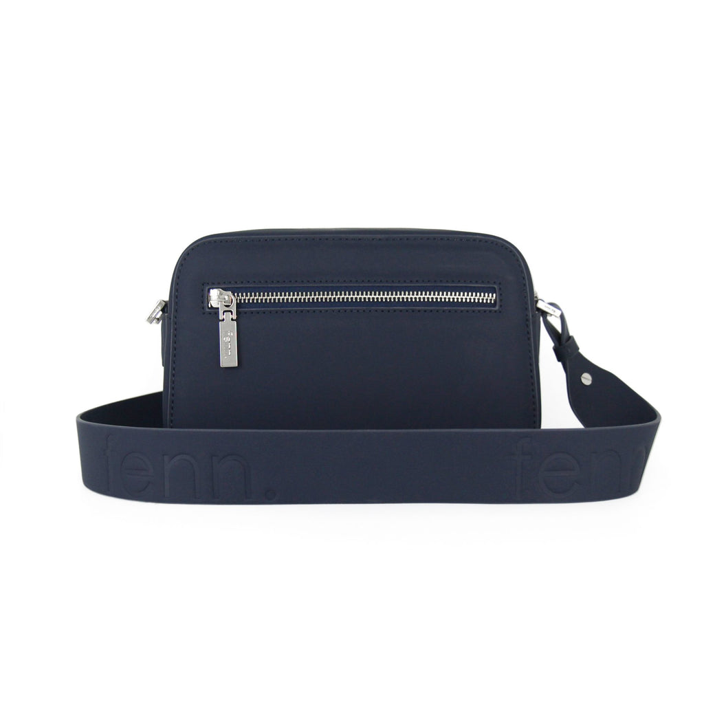 Fenn Crossbody Silver Zip