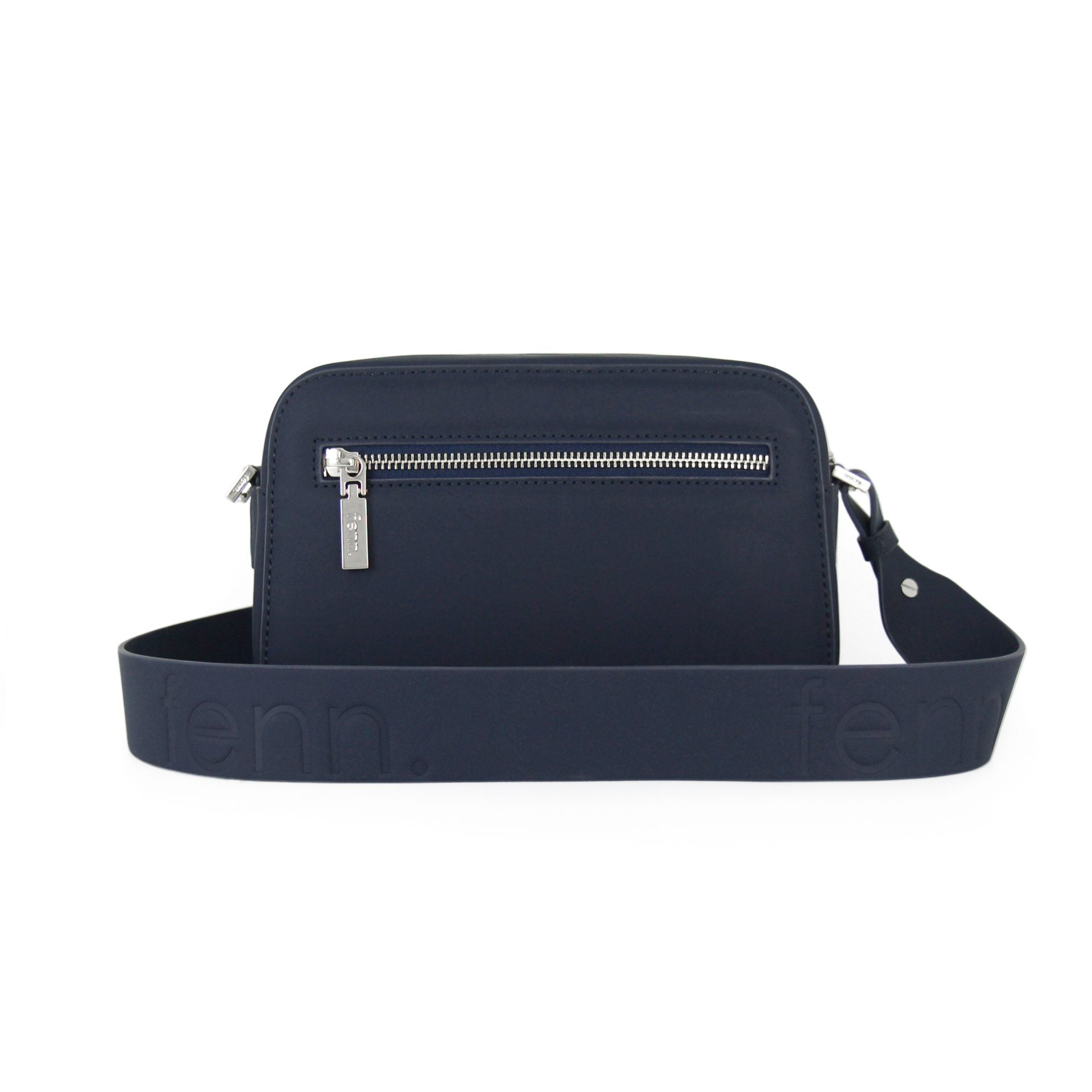 Fenn Crossbody Silver Zip