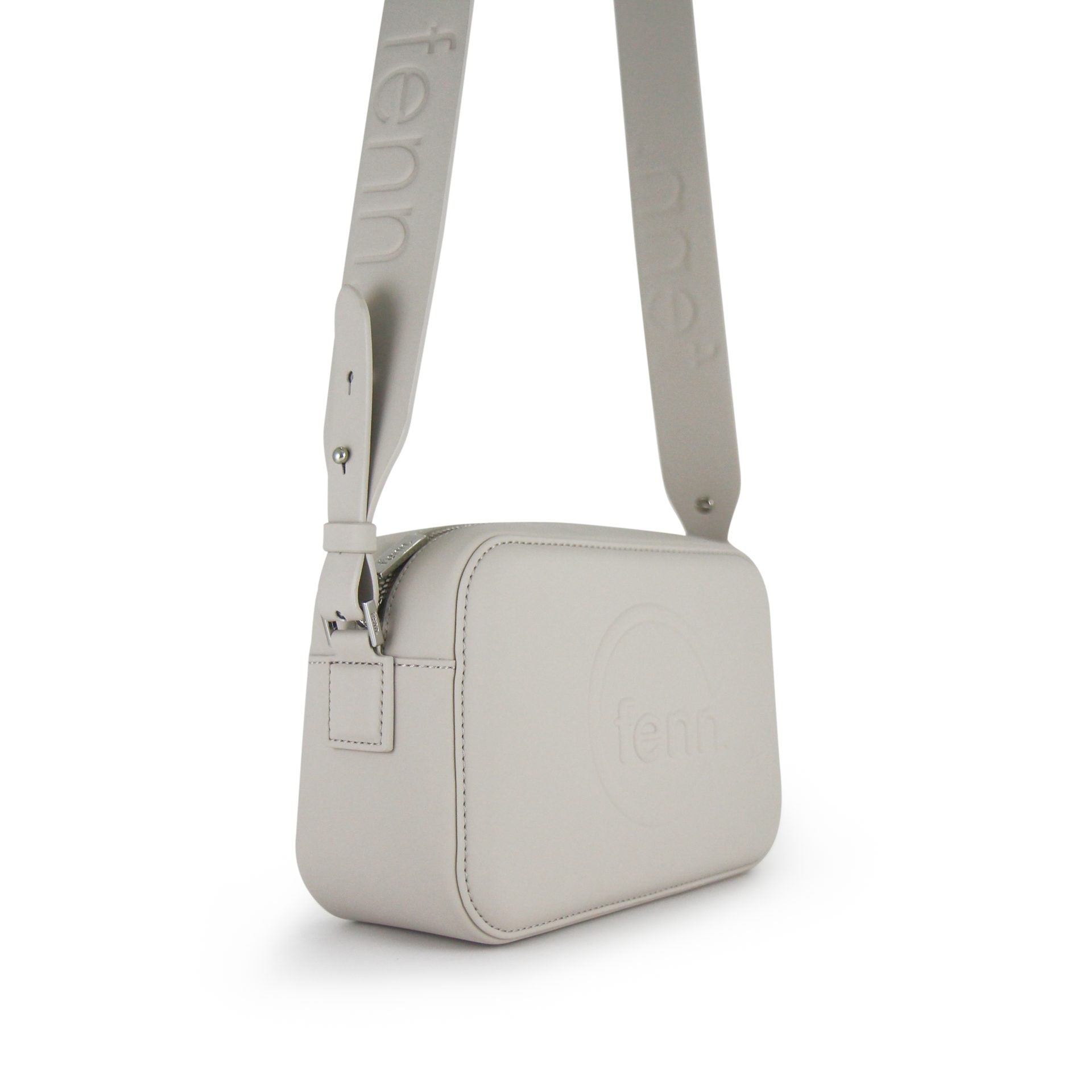 Fenn Crossbody Silver Zip