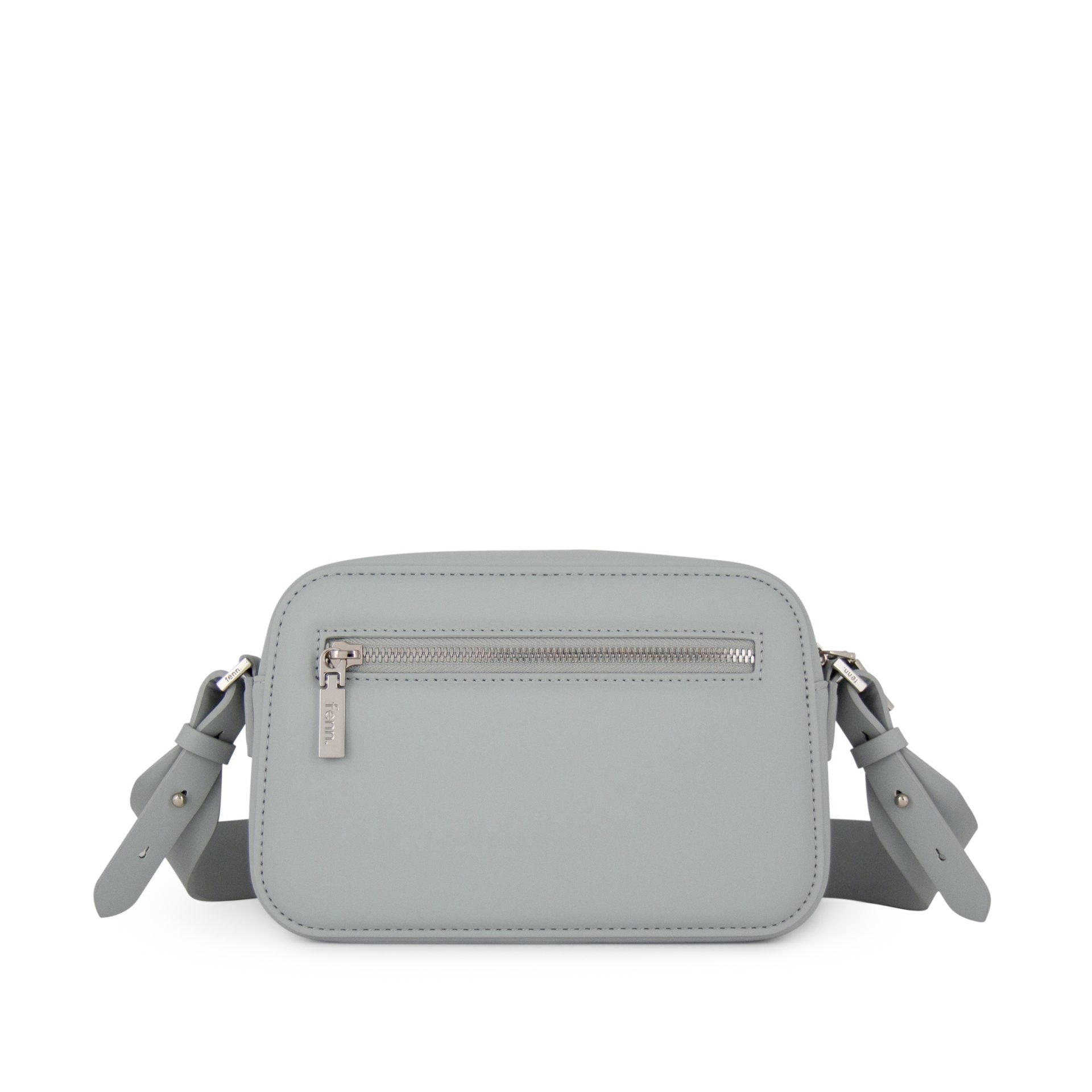 Fenn Crossbody Silver Zip
