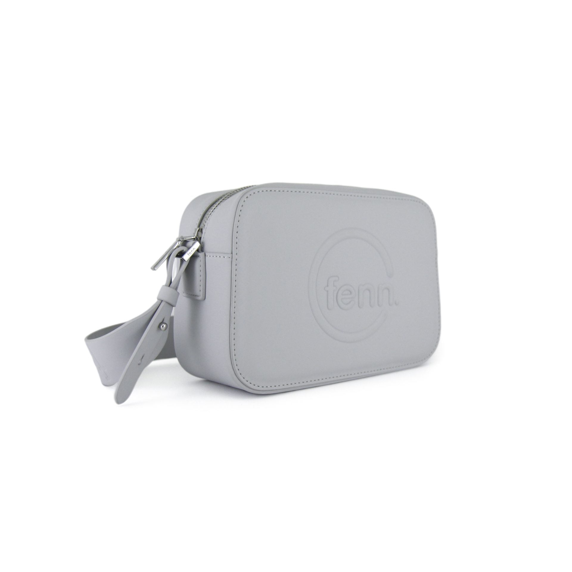 Fenn Crossbody Silver Zip