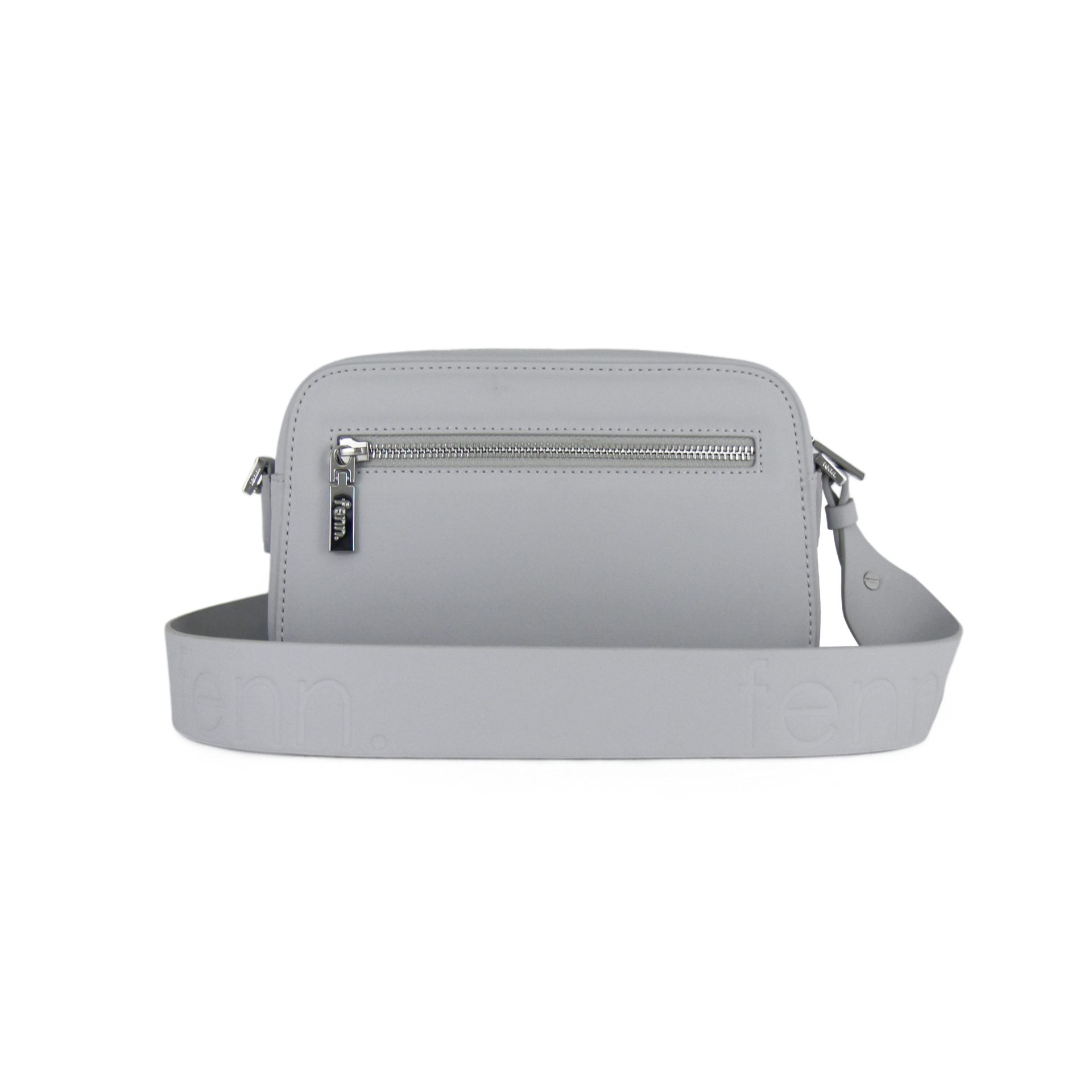 Fenn Crossbody Silver Zip