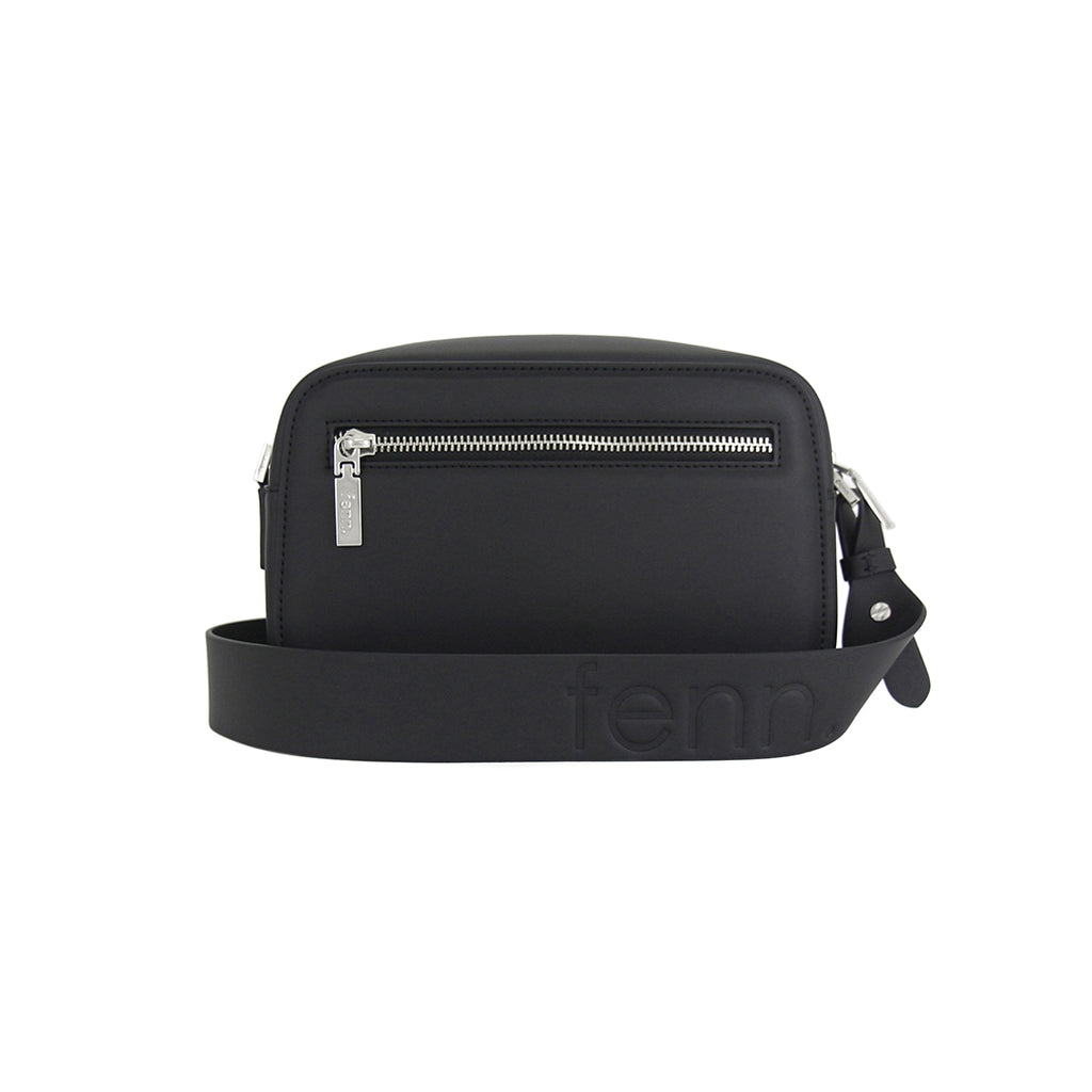 Fenn Crossbody Silver Zip