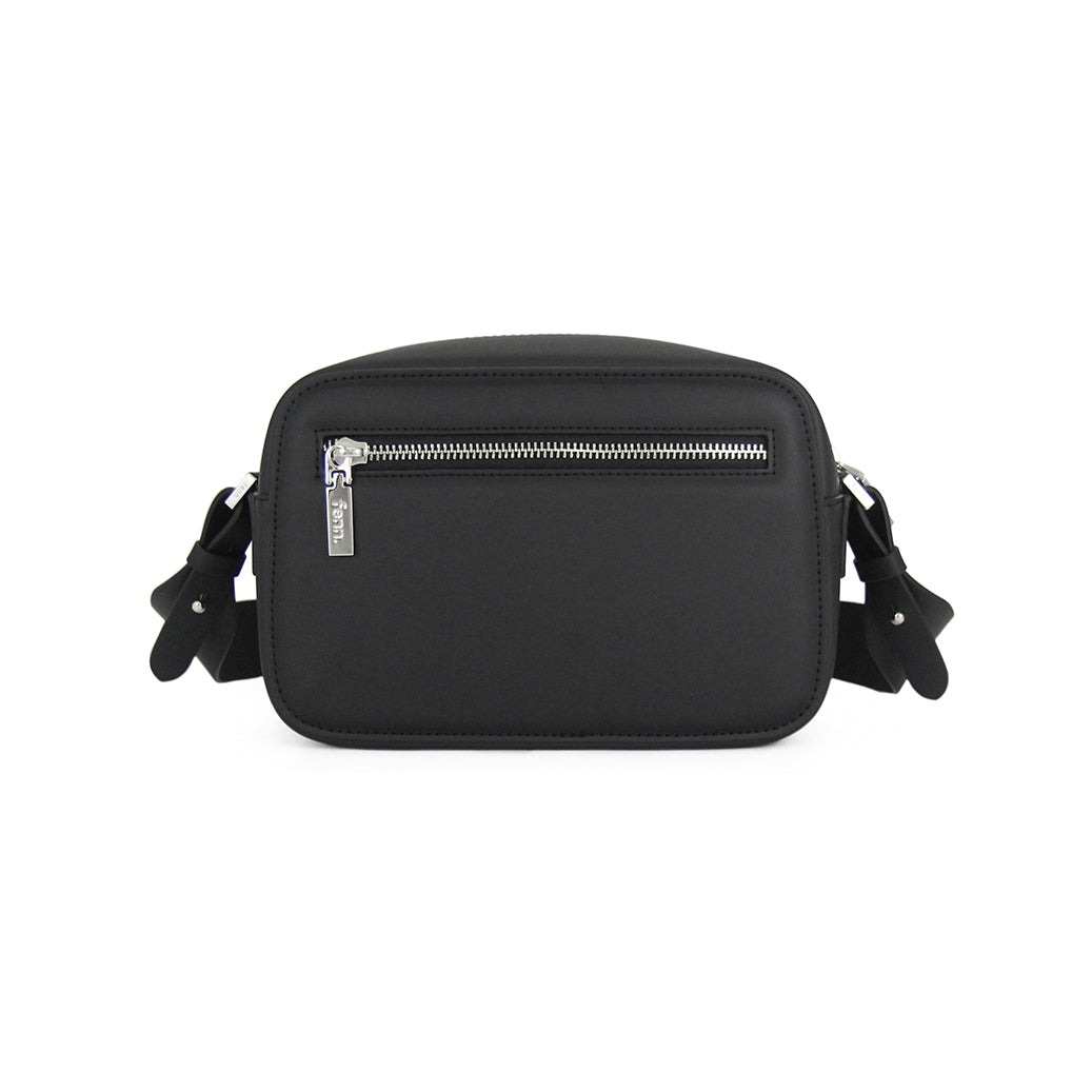 Fenn Crossbody Silver Zip