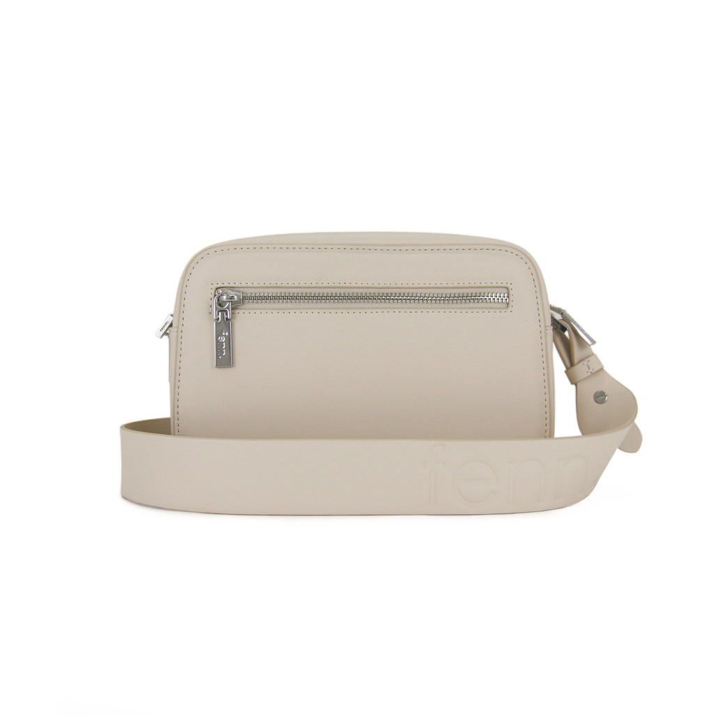 Fenn Crossbody Silver Zip