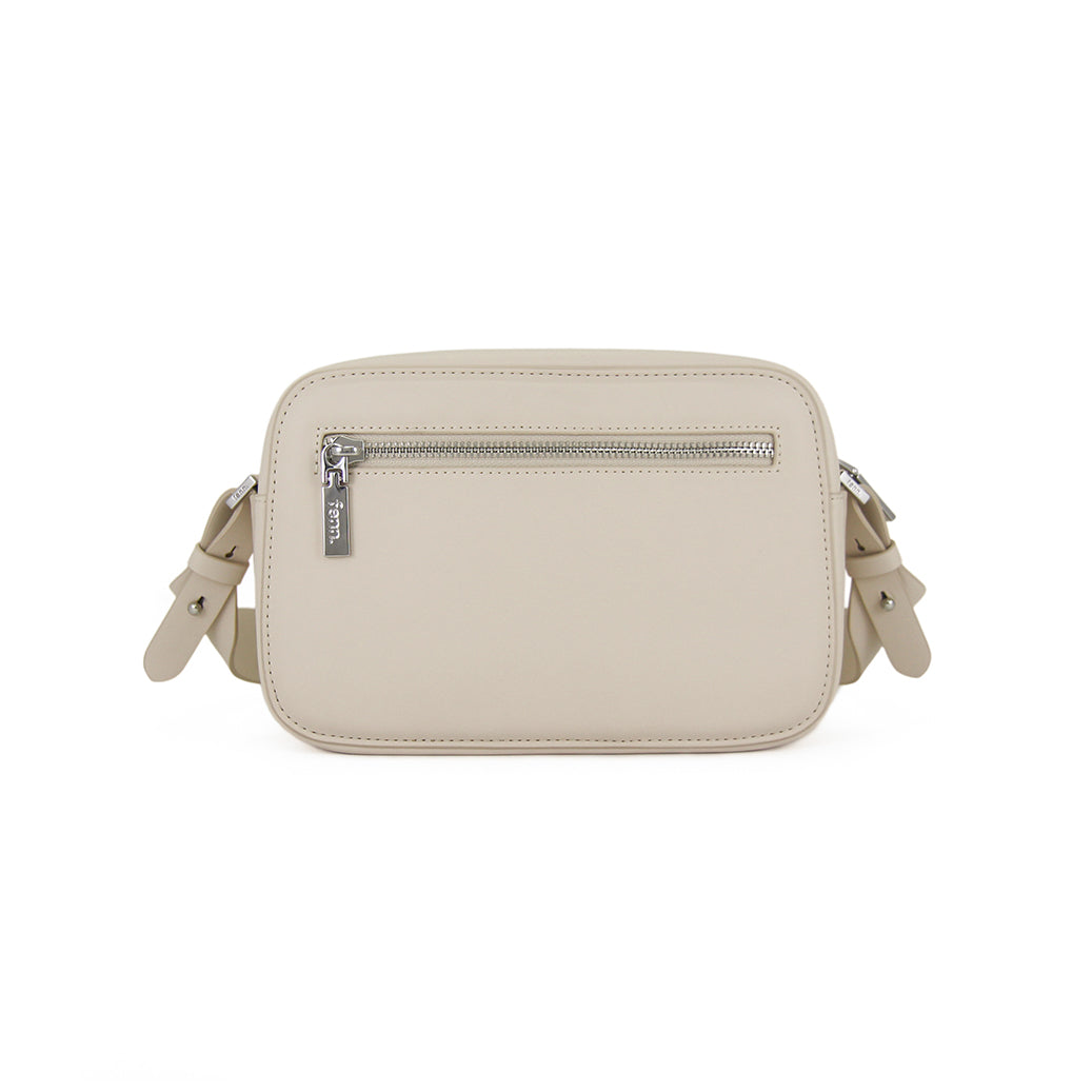 Fenn Crossbody Silver Zip