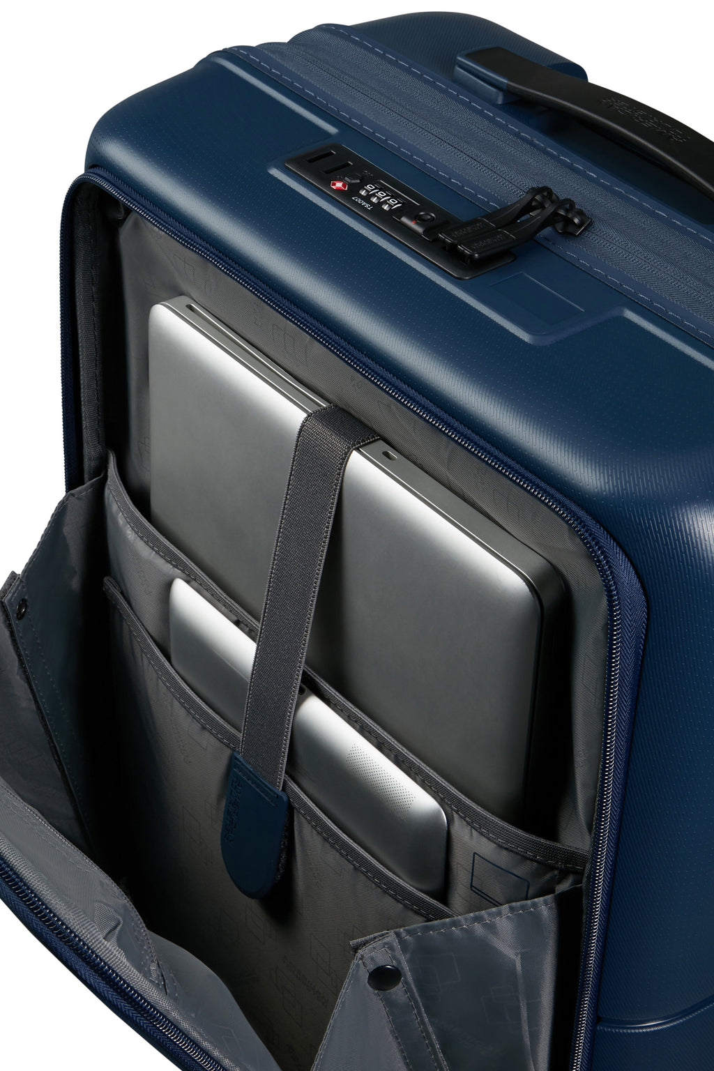 American Tourister DashPop Spinner Expandable Frontloader 55cm