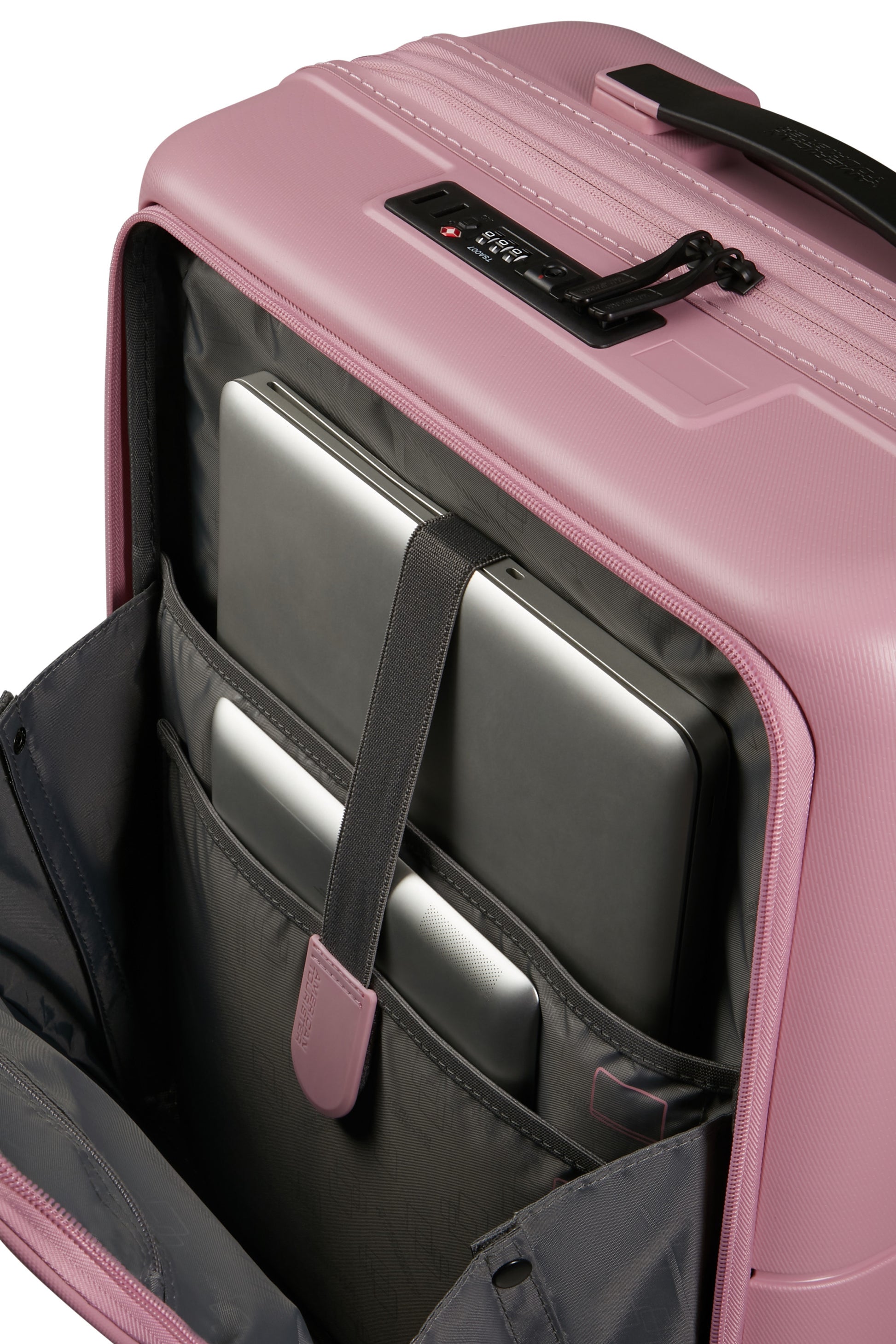 American Tourister DashPop Spinner Expandable Frontloader 55cm