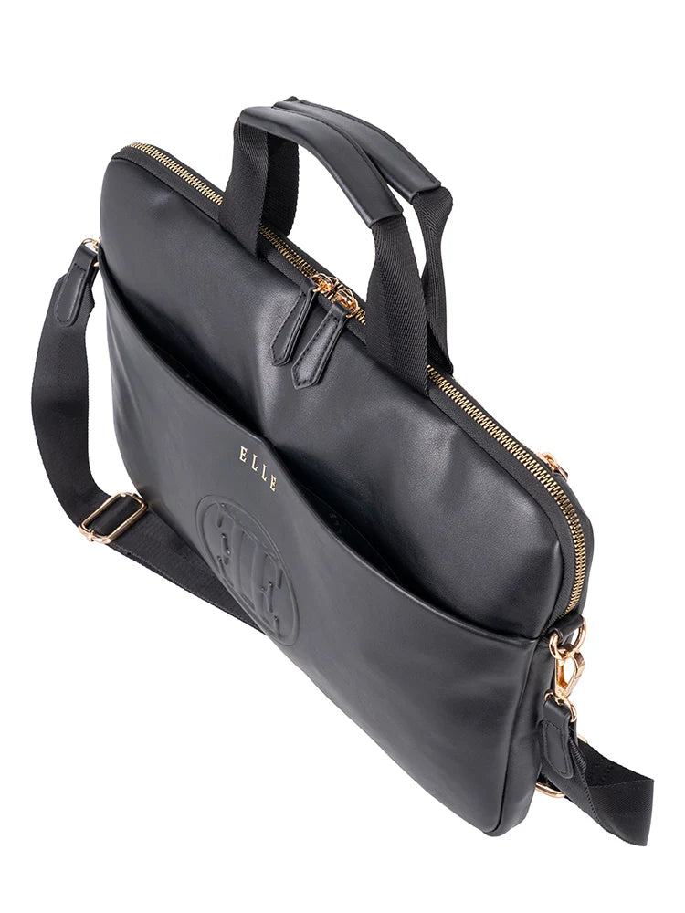 ELLE Embossed Slimline Laptop Bag