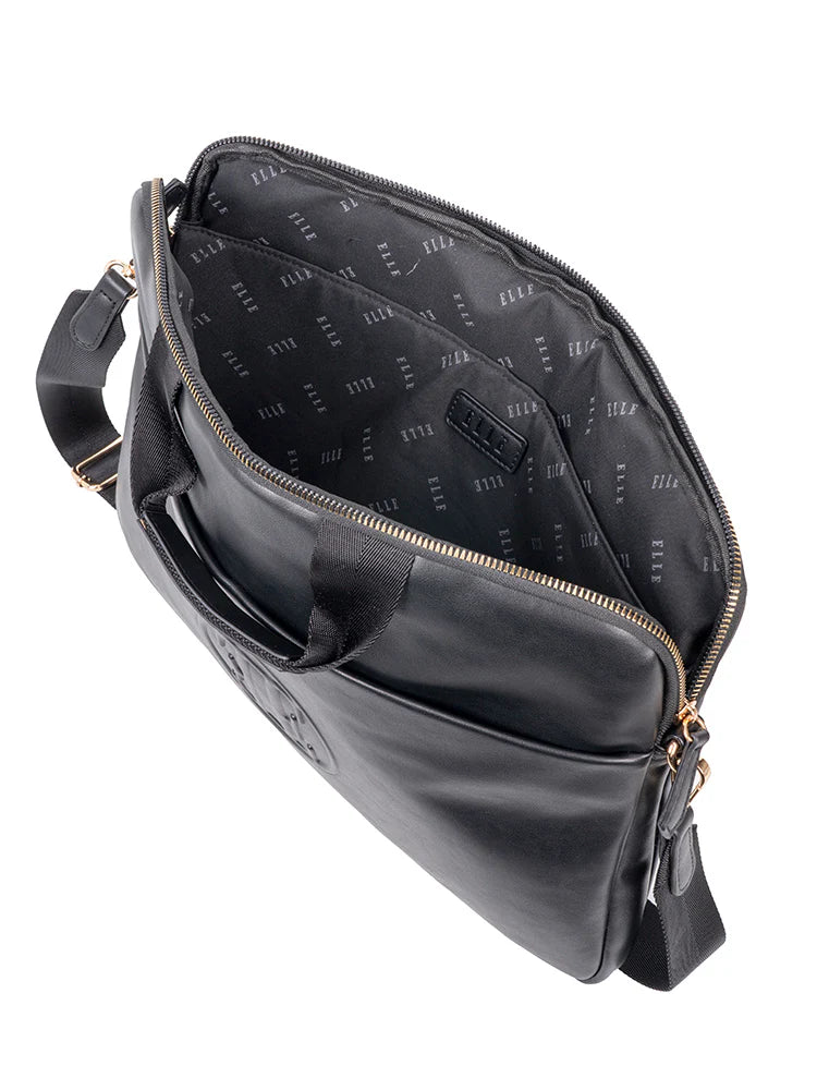 ELLE Embossed Slimline Laptop Bag