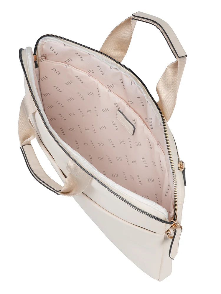 ELLE Embossed Slimline Laptop Bag