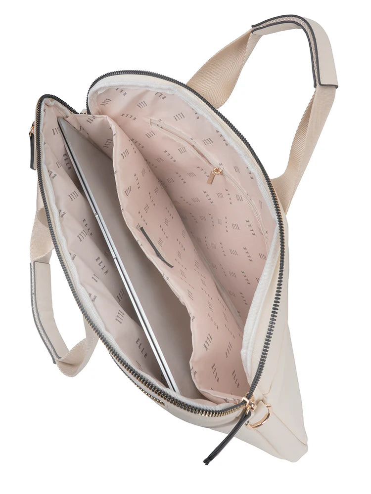 ELLE Embossed Slimline Laptop Bag