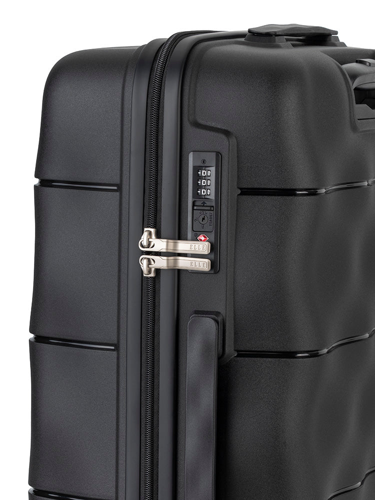 ELLE Medium 4 Wheel Trolley Case