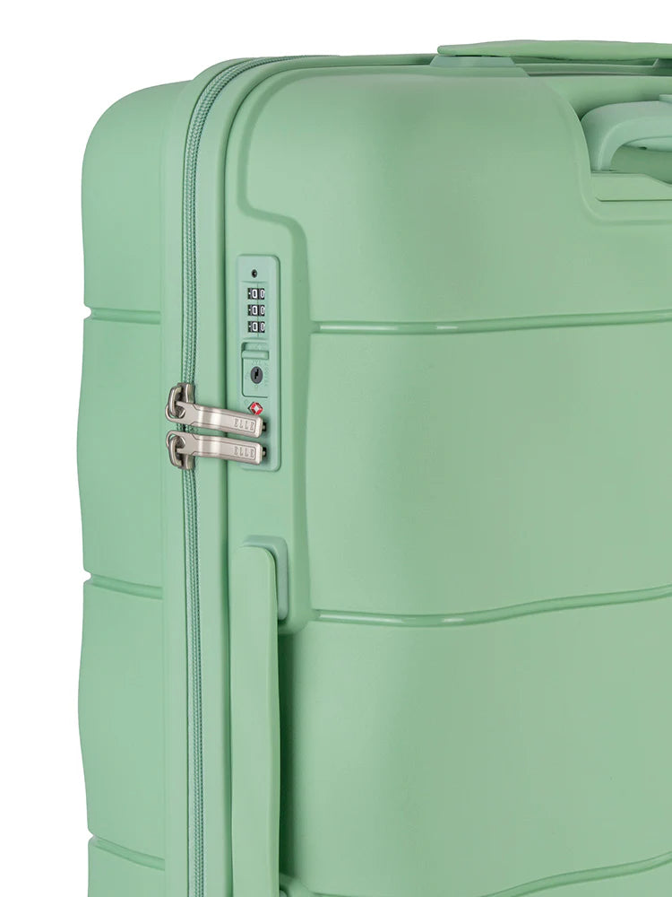 ELLE Medium 4 Wheel Trolley Case