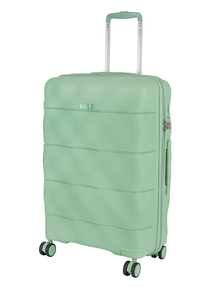 ELLE Medium 4 Wheel Trolley Case