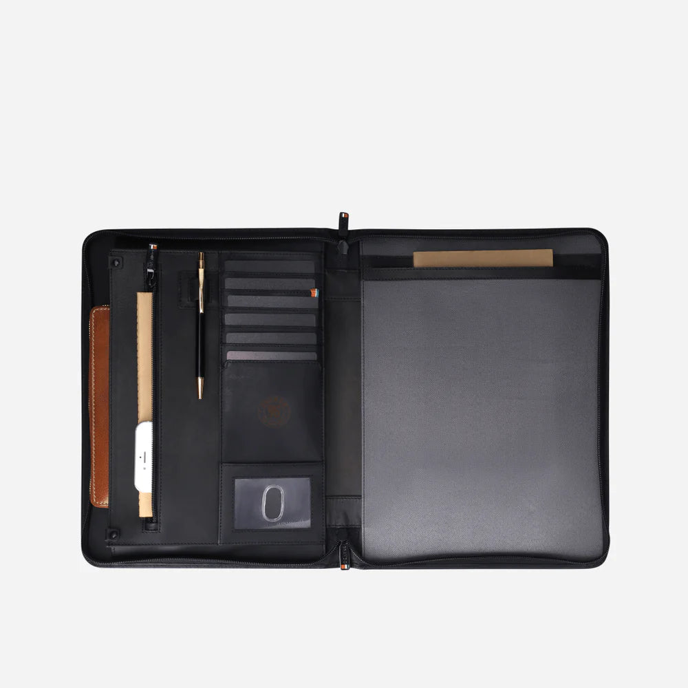 Brando James A4 Zip Around Folder