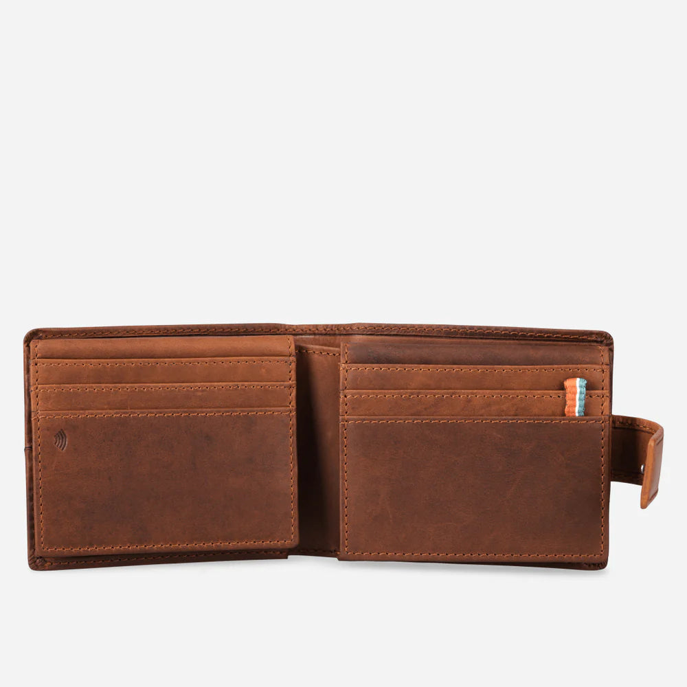 Brando James Bifold Wallet with Tab Closure