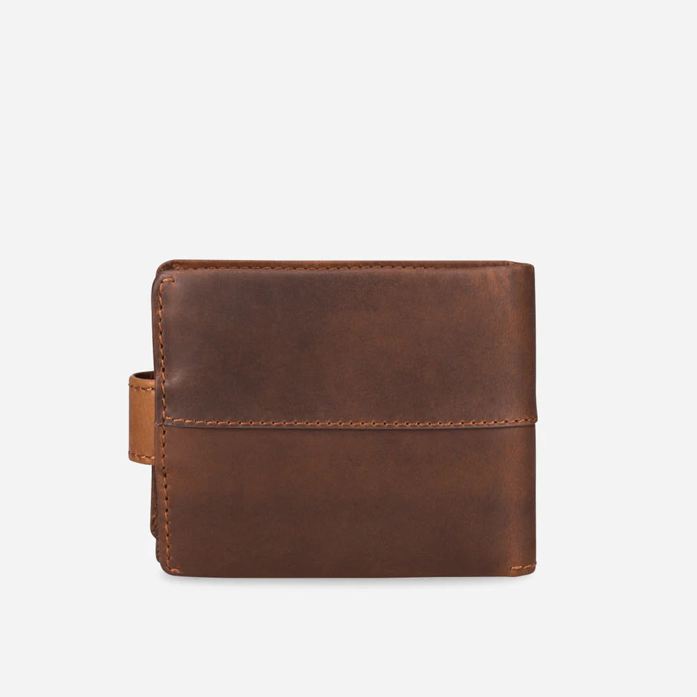 Brando James Bifold Wallet with Tab Closure