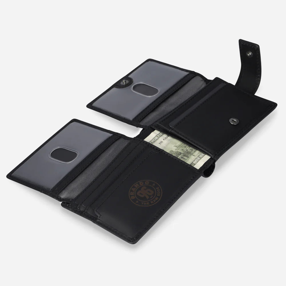 Brando James Bifold Wallet with Tab Closure