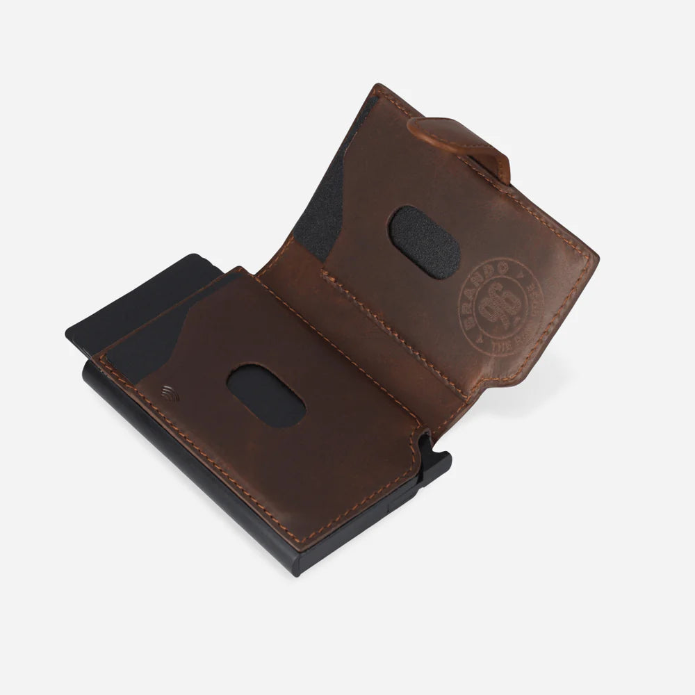 Brando James Detailed Metal Card Holder