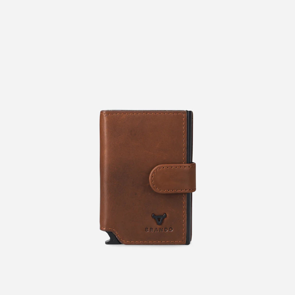 Brando James Detailed Metal Card Holder