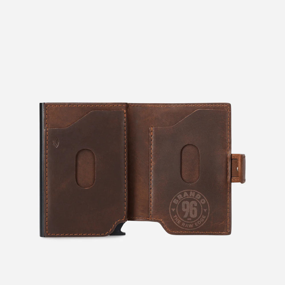 Brando James Detailed Metal Card Holder