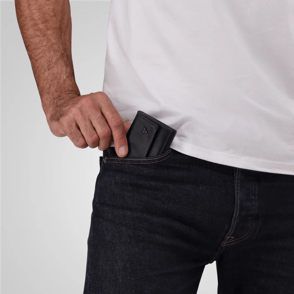 Brando James Trifold Wallet and Coin Pouch