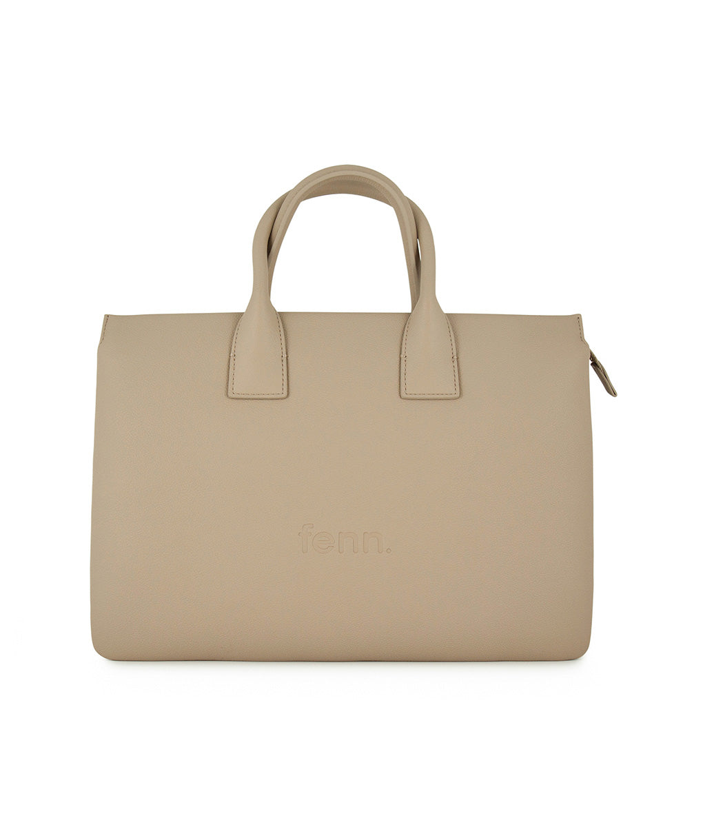 Fenn Laptop Bag with Gold Zip