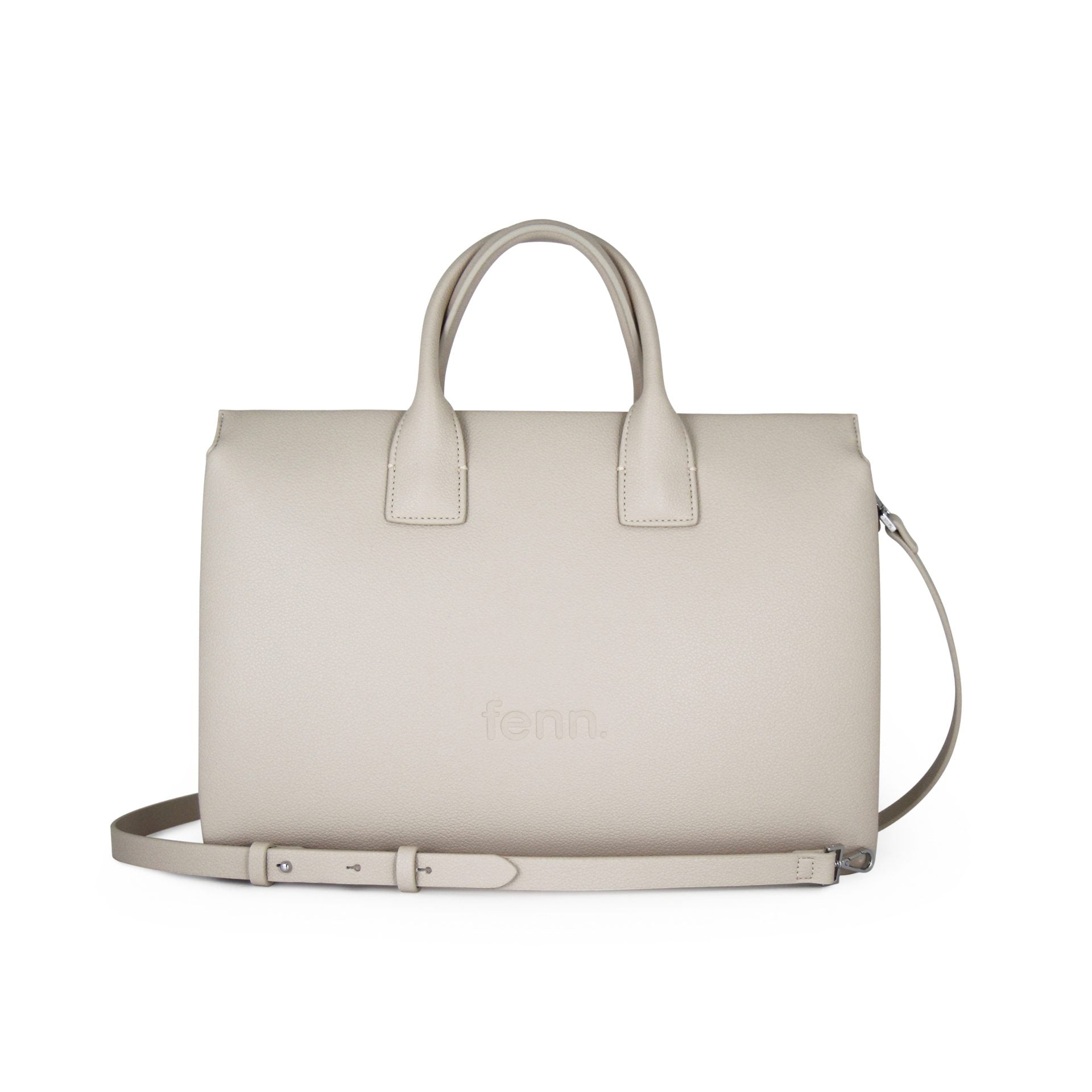 Fenn Laptop Bag with Silver Zip
