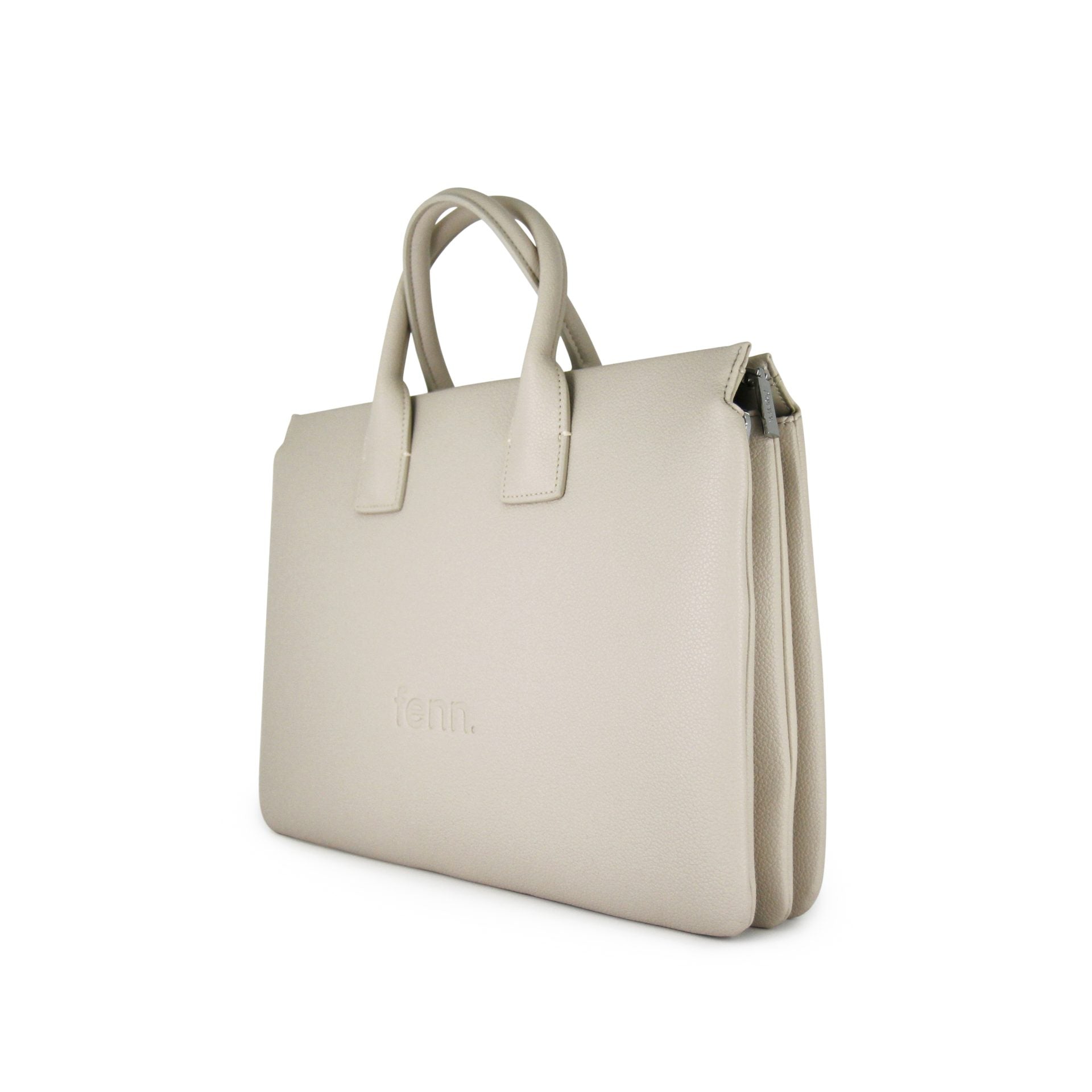 Fenn Laptop Bag with Silver Zip