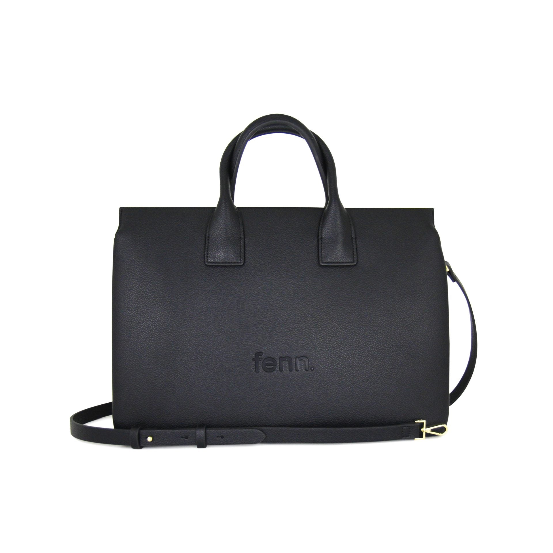 Fenn Laptop Bag with Gold Zip