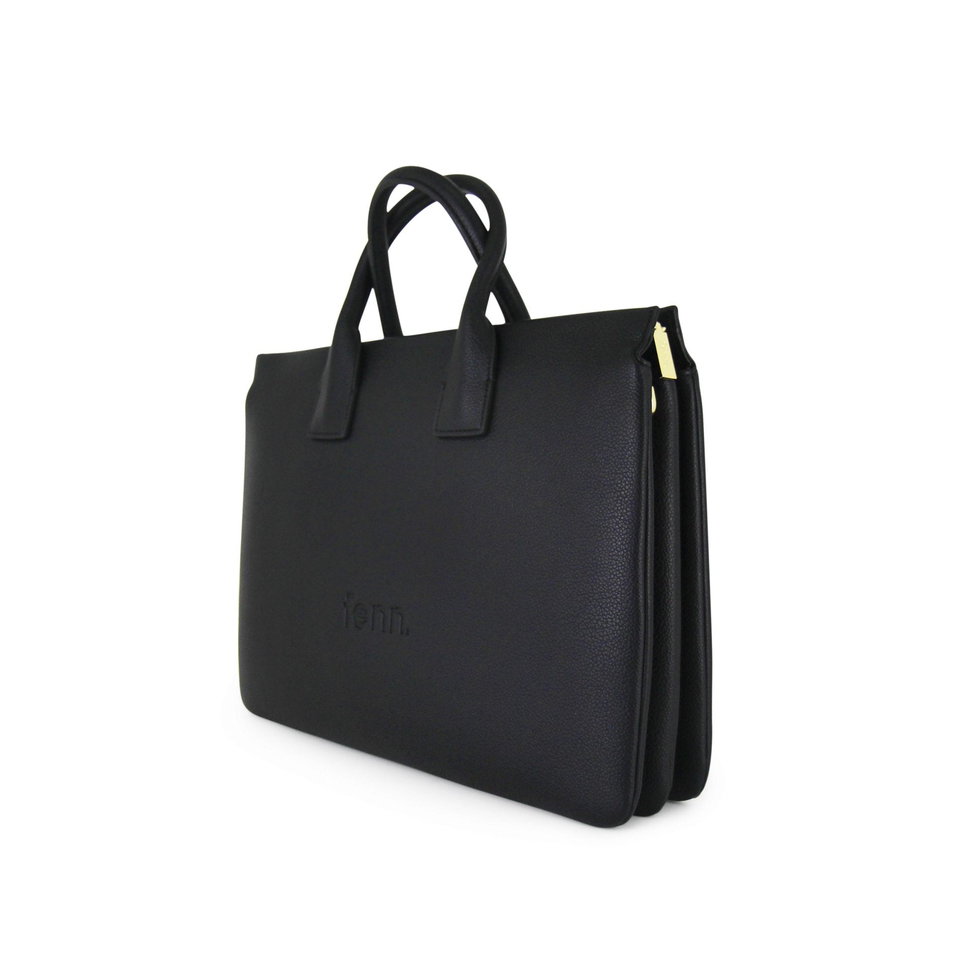 Fenn Laptop Bag with Gold Zip