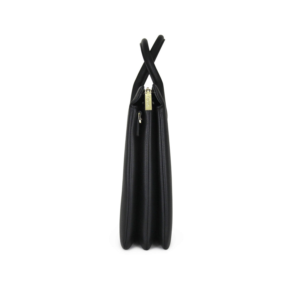 Fenn Laptop Bag with Gold Zip